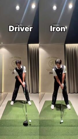 ⭐️ 드라이버 vs 아이언, 임팩트 모양이 다른 이유? ⛳️